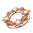 Gingerbread Wreath Flying Disc