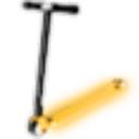 Neon Orange Scooter