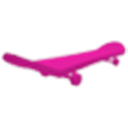 Pink Skateboard