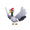 Red Crowned Crane