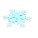 Snowflake Throwing Disc