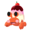 Ice Cream Hermit Crab Sticker