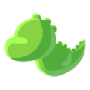 T-Rex Throw Toy Sticker