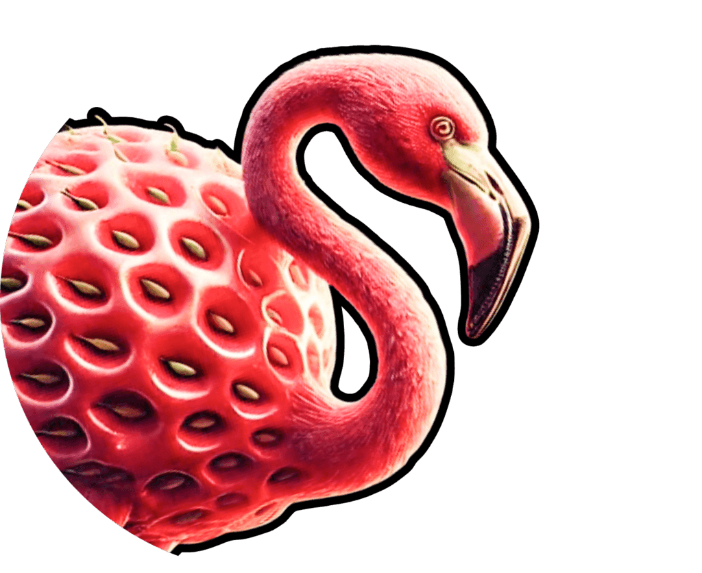 Strawberrelli Flamingelli