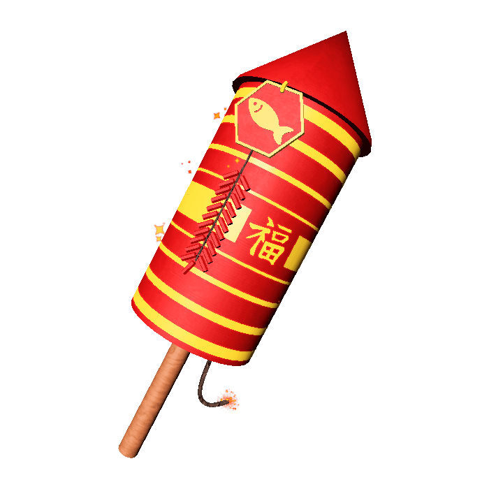 Lunar New Years Rocket