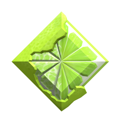 Lime Slice Gemstone