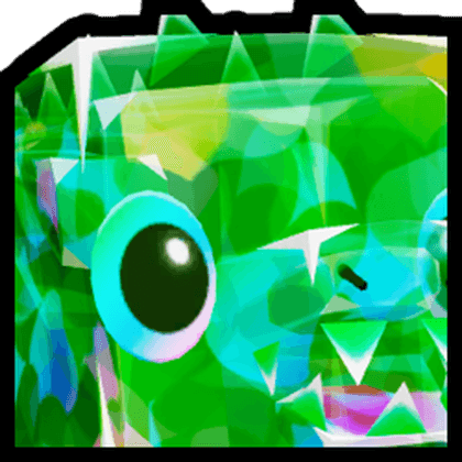 Huge Glass Crocodile