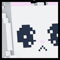 Huge Pixel Sad Cat