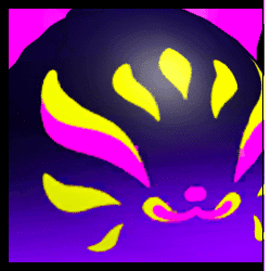 Huge UV Kitsune Ball