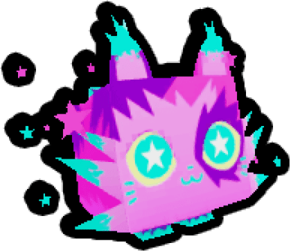 Neon Twilight Cat