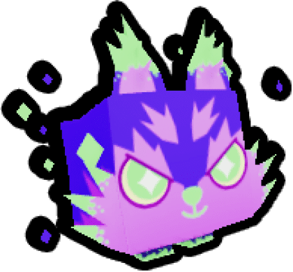 Neon Twilight Wolf