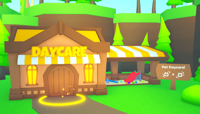 Where is the Pet Daycare in Pet Simulator X?