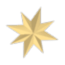 Christmas Star Flying Disc
