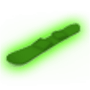 Green Neon Snowboard