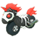 Halloween Black Ponycycle