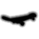 Neon Black Skateboard