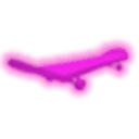 Neon Pink Skateboard