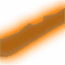Orange Neon Snowboard