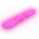 Pink Neon Snowboard