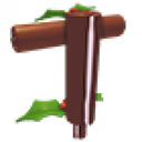 Yule Log Pogo Stick