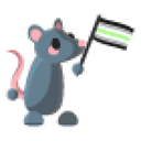 Agender Rat Sticker