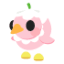 Flower Power Duckling Sticker