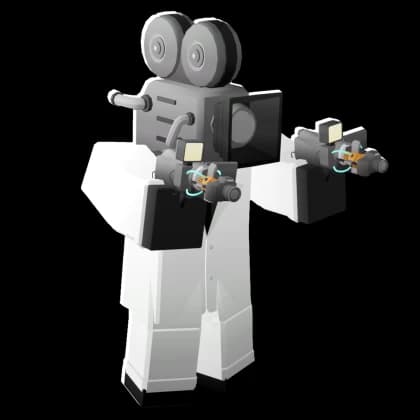 Large Scientist Camera Man