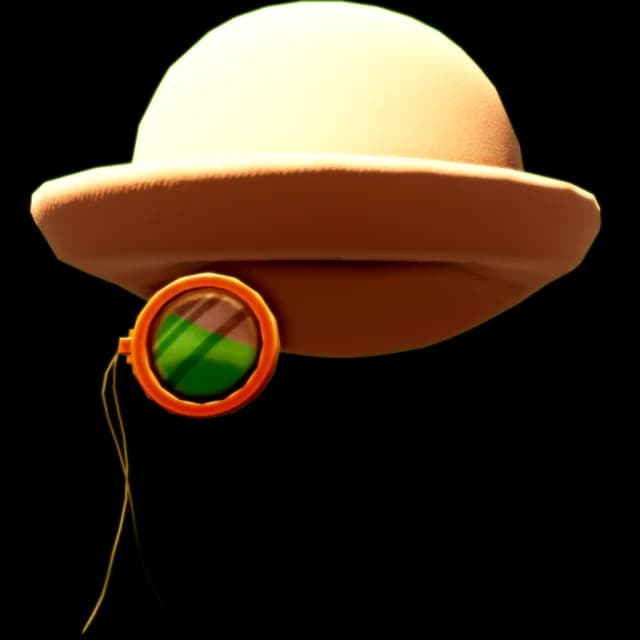 Bowler Hat (White)
