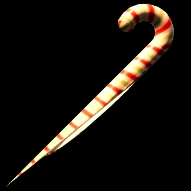 Pointy Candy Cane Blades