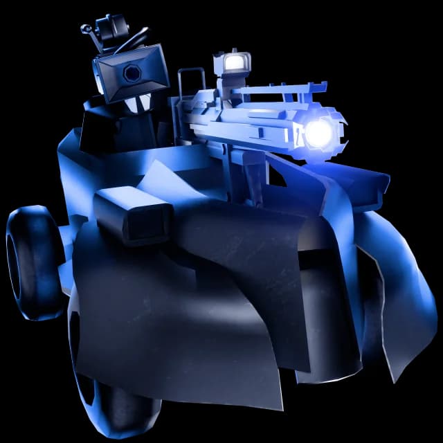 Laser Cameraman Car