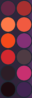 Burning Blade Palette