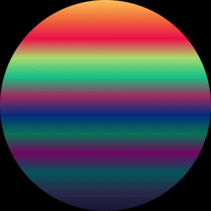 Vivid Rainbow Palette