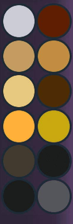 Metallic Medal Palette