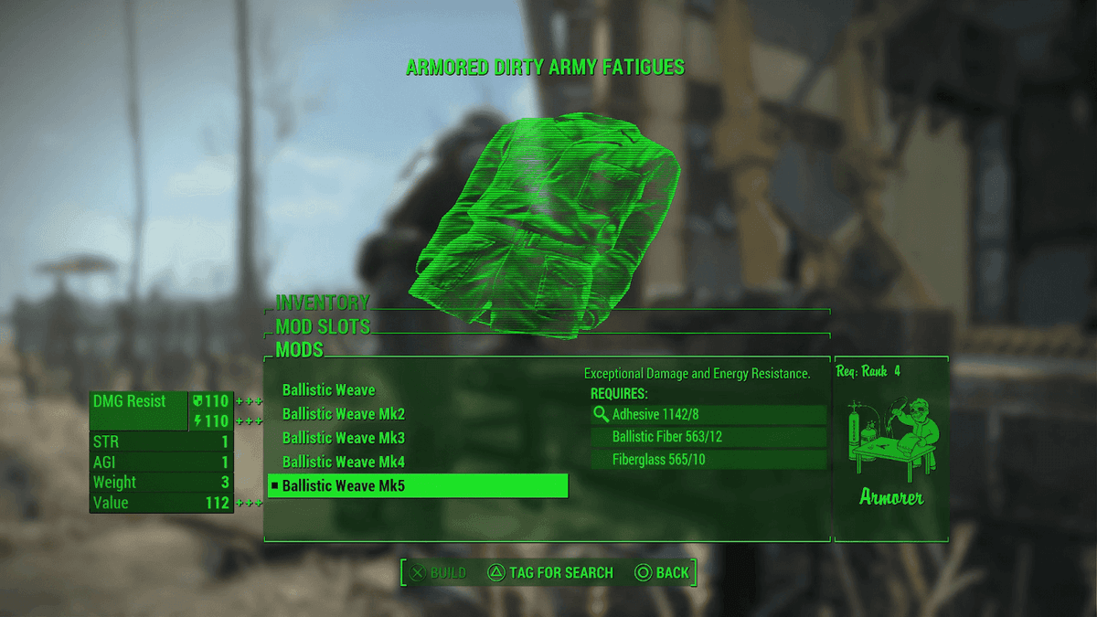 How To Get Ballistic Weave In Fallout 4?