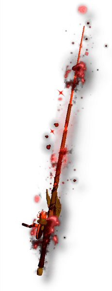 Scarlet Spincaster Rod