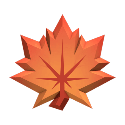 Autumn Leaf Gemstone