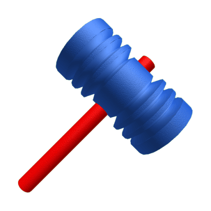 Blue Squeaky Hammer