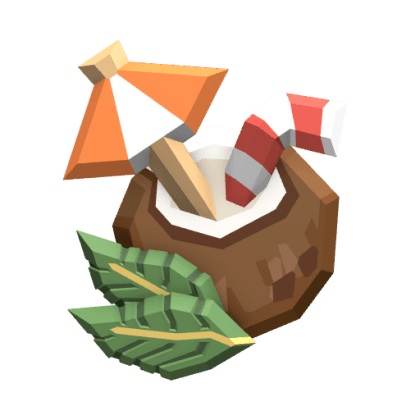 Coconut Drink Gemstone