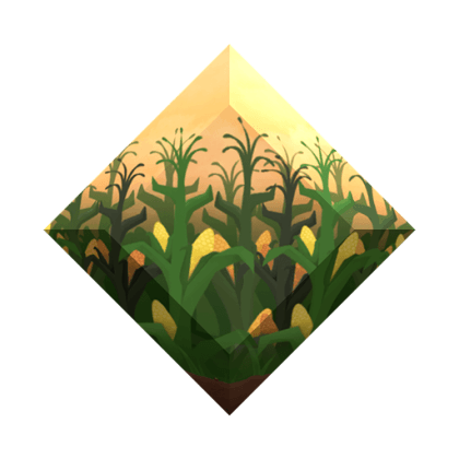 Corn Crops Gemstone