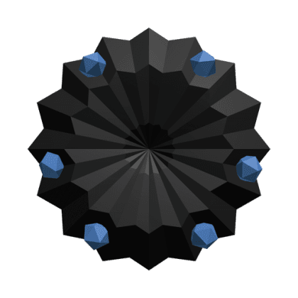 Dark Wreath Gemstone