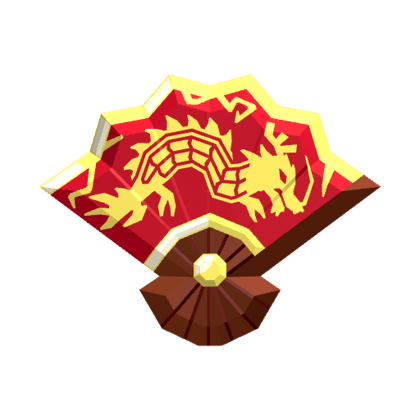 Dragon Fan Gemstone
