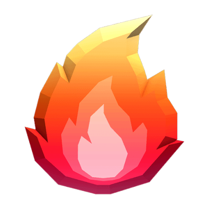Fiery Spark Gemstone