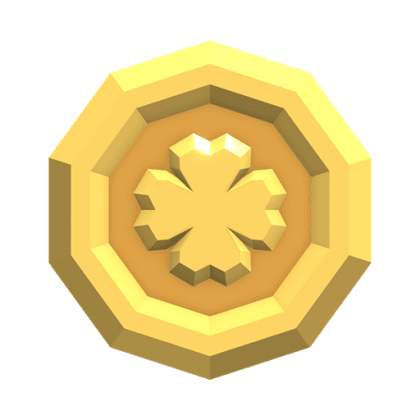 Golden Coin Gemstone