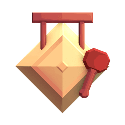 Golden Gong Gemstone