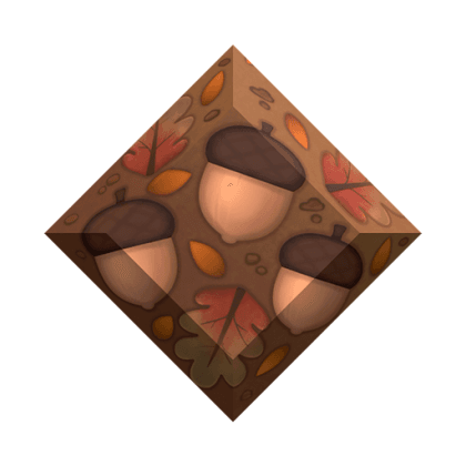 Leaves N' Acorns Gemstone