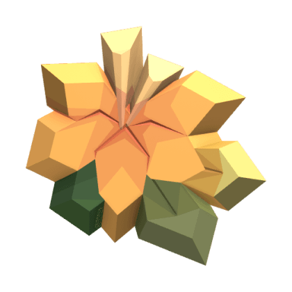 Lilium Flower Gemstone