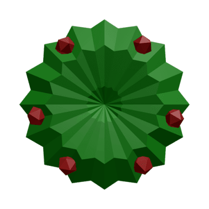 Merry Wreath Gemstone