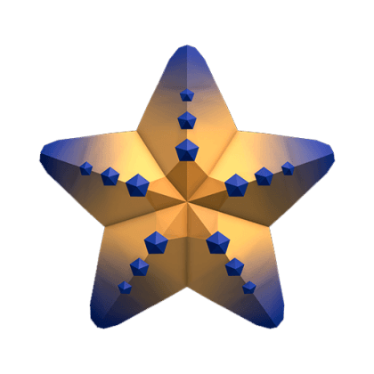 Oceanic Starfish Gemstone