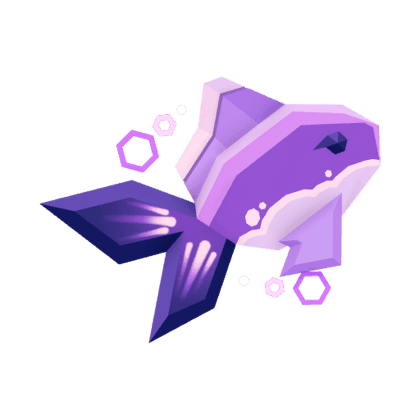 Phosphor Fish Gemstone