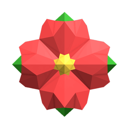 Poinsettia Gemstone